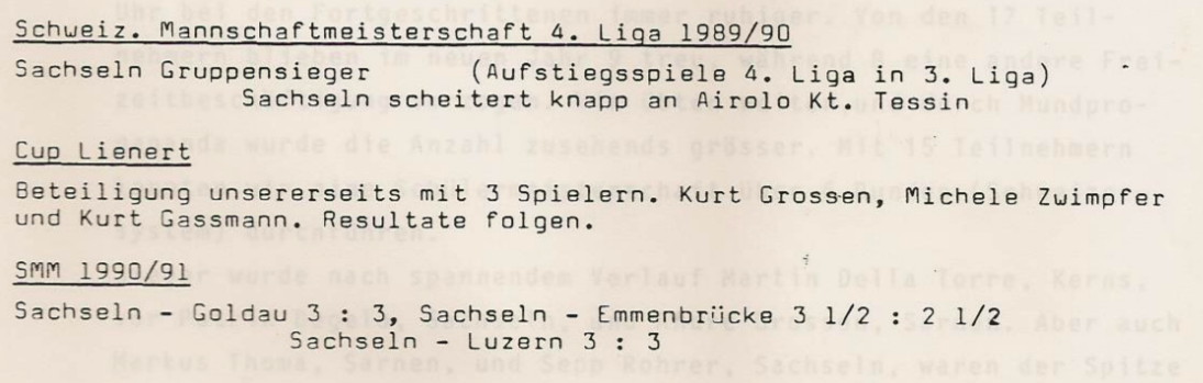 1989 90 sonstige turniere